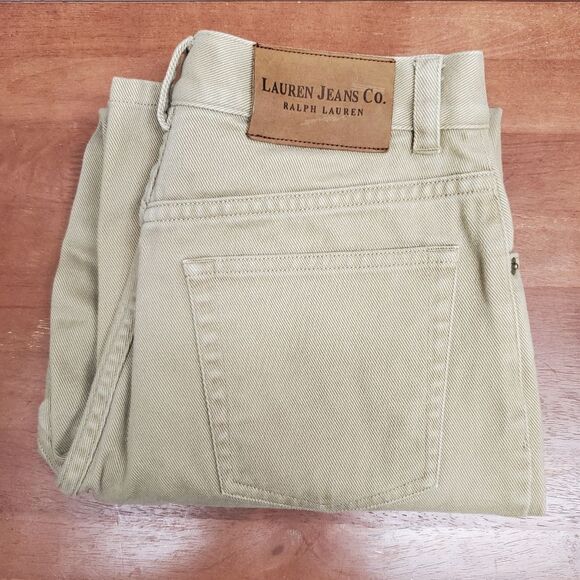 Lauren Jeans Co. Ralph Lauren Jeans Ladies Wheat Colored Jeans in Size 6P - Picture 11 of 11